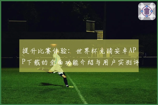 提升比赛体验：世界杯竞猜安卓APP下载的全面功能介绍与用户实测评价